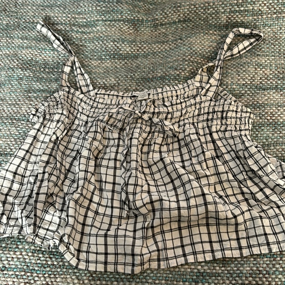 plaid tank
